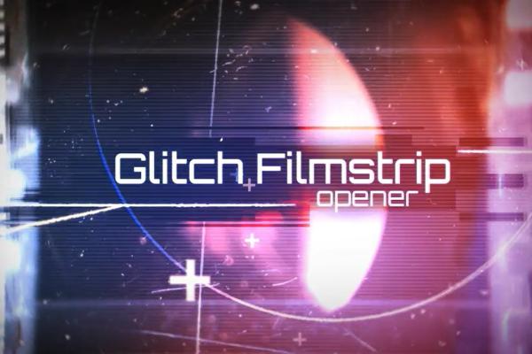 Filmstrip Glitch Broadcast Package 