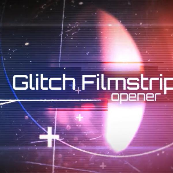 Filmstrip Glitch Broadcast Package 