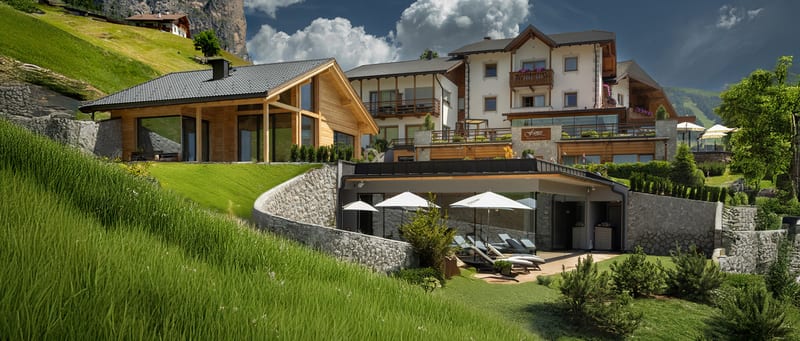 Dolomites – Relax Terrace – Hotel Fanes, Selva di Val Gardena