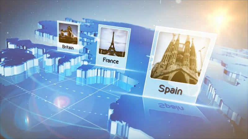 World in Motion — Dynamic 3D Travel Promo